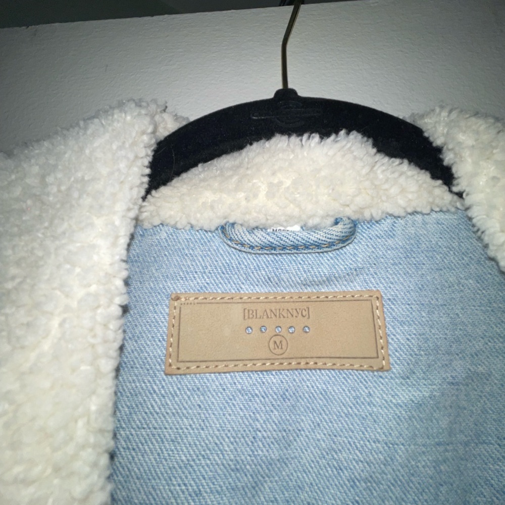 Blank nyc Sherpa denim jacket